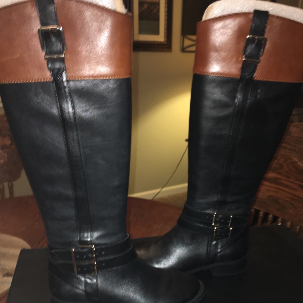 INC International Concepts Genuine Leather Boots